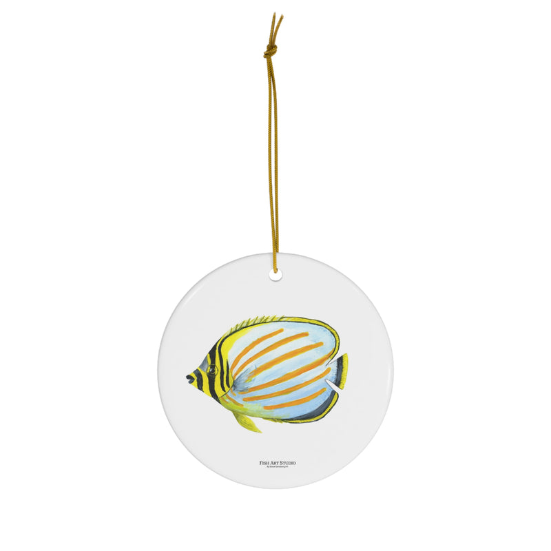 Ceramic Ornament - Ornate Butterflyfish