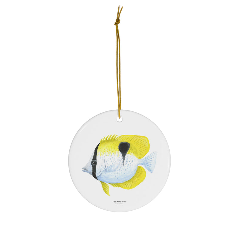Ceramic Ornament - Teardrop Butterflyfish