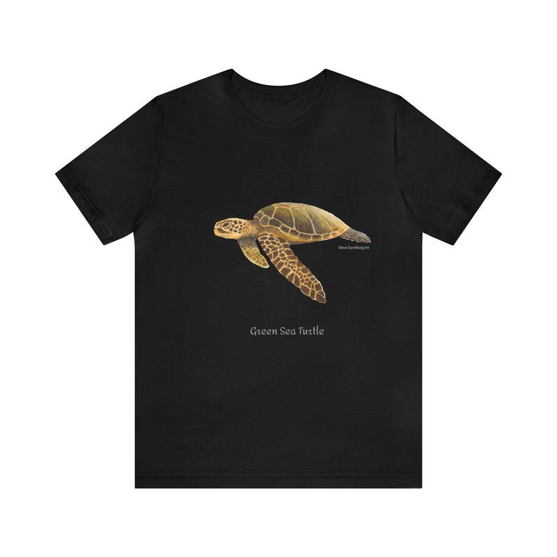 Green Sea Turtle - Unisex Jersey Short Sleeve Tee