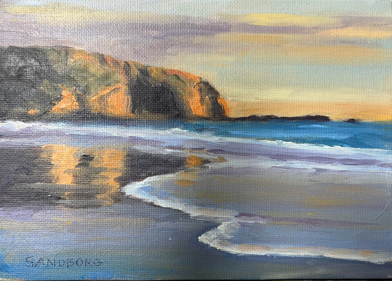 "Evening Light" Oil on Canvas 5x7