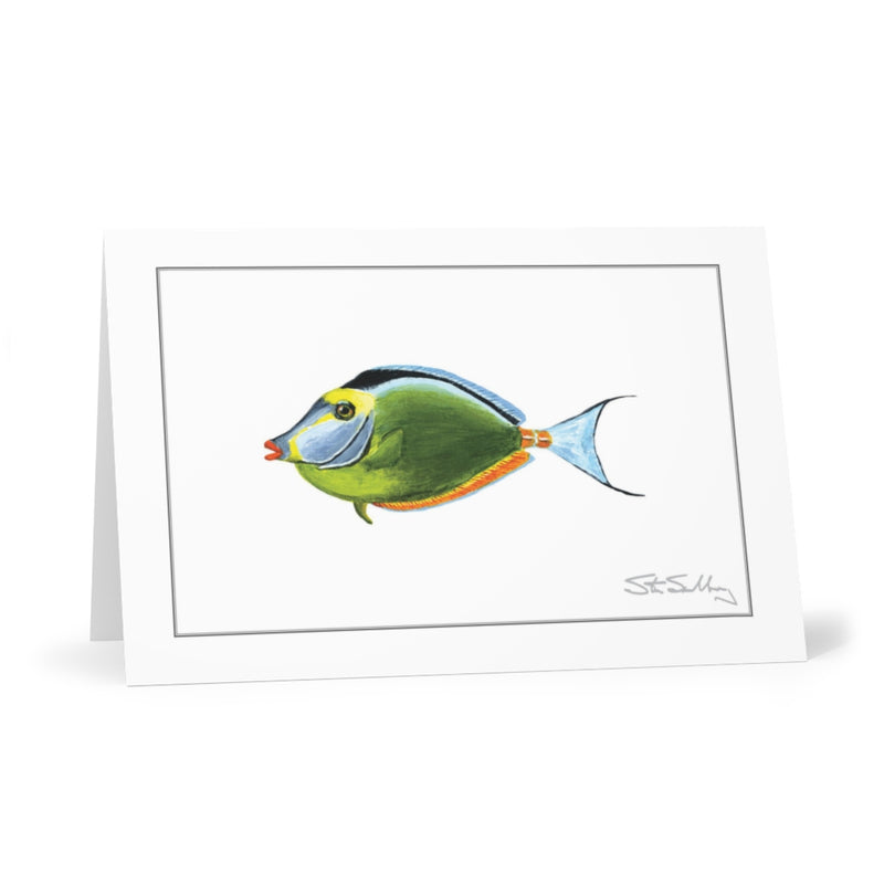 Orangespine Unicornfish Note Cards (7 pcs)
