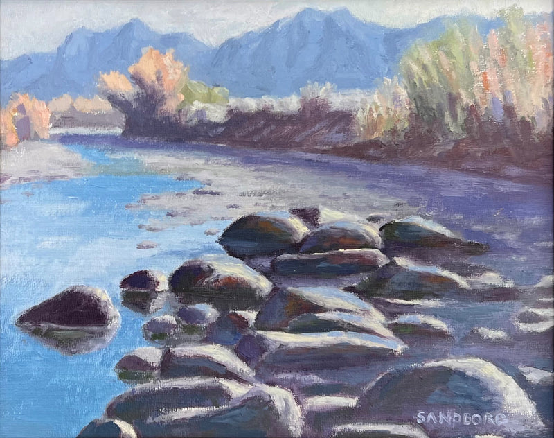 "Desert Creek" Oil on Canvas 8x10