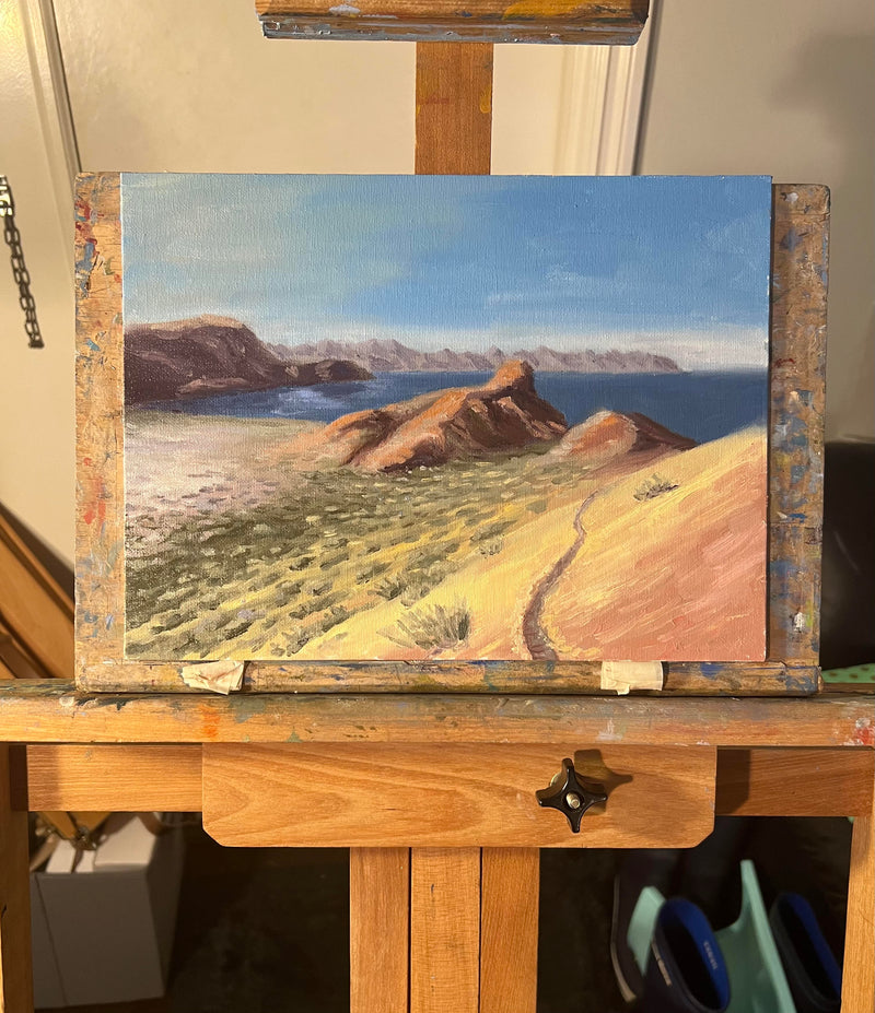 "Isla San Francisco" Oil on Canvas 9x12