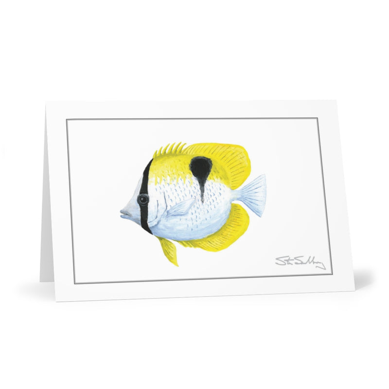 Teardrop Butterflyfish Note Cards (7 pcs)