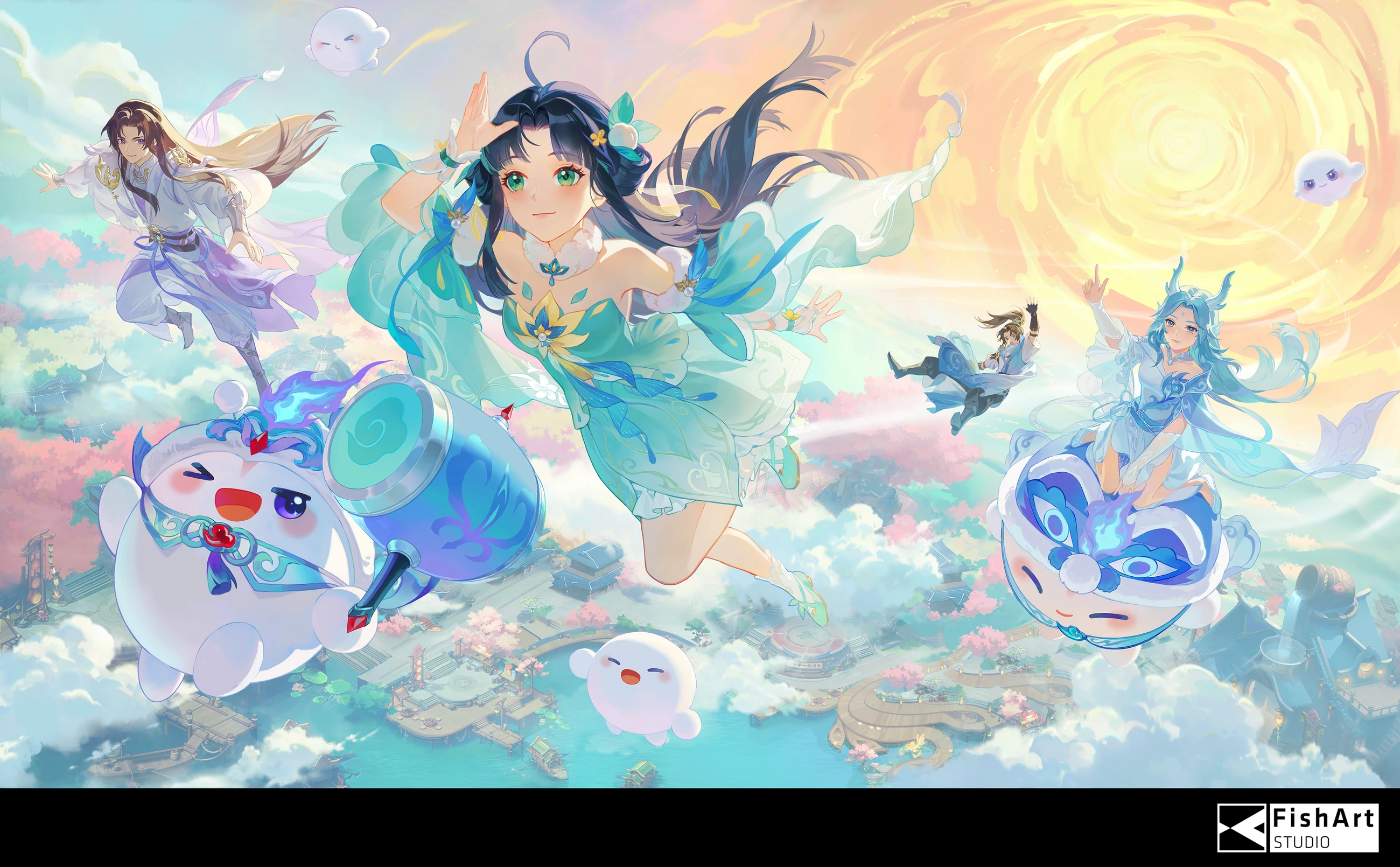 Second Anniversary Key Visual · Through time